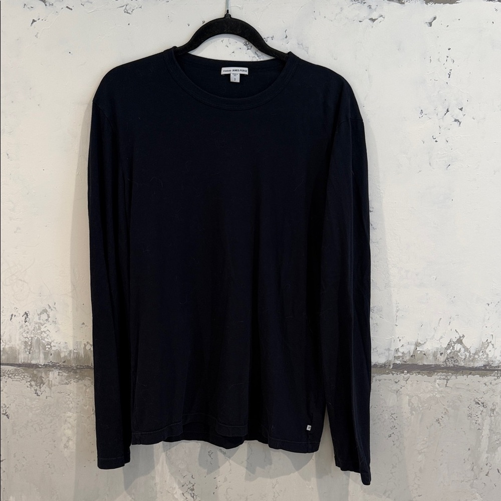James Perse Midnight Long Sleeve Tee